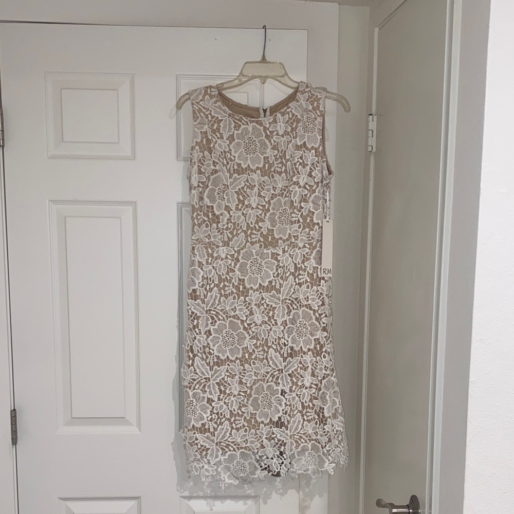 Elegant White Lace Dress